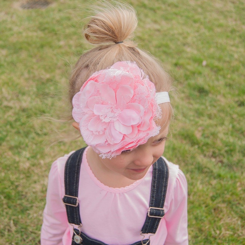 Big flower shop hair band