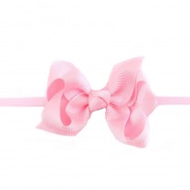 Bellazaara Ribbon Bow Pink Baby Headband
