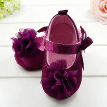 BellazaaraMary Jane with Flowerpurple party shoes