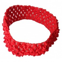 Bellazaara Red Crochet plain Headband Set of 2 